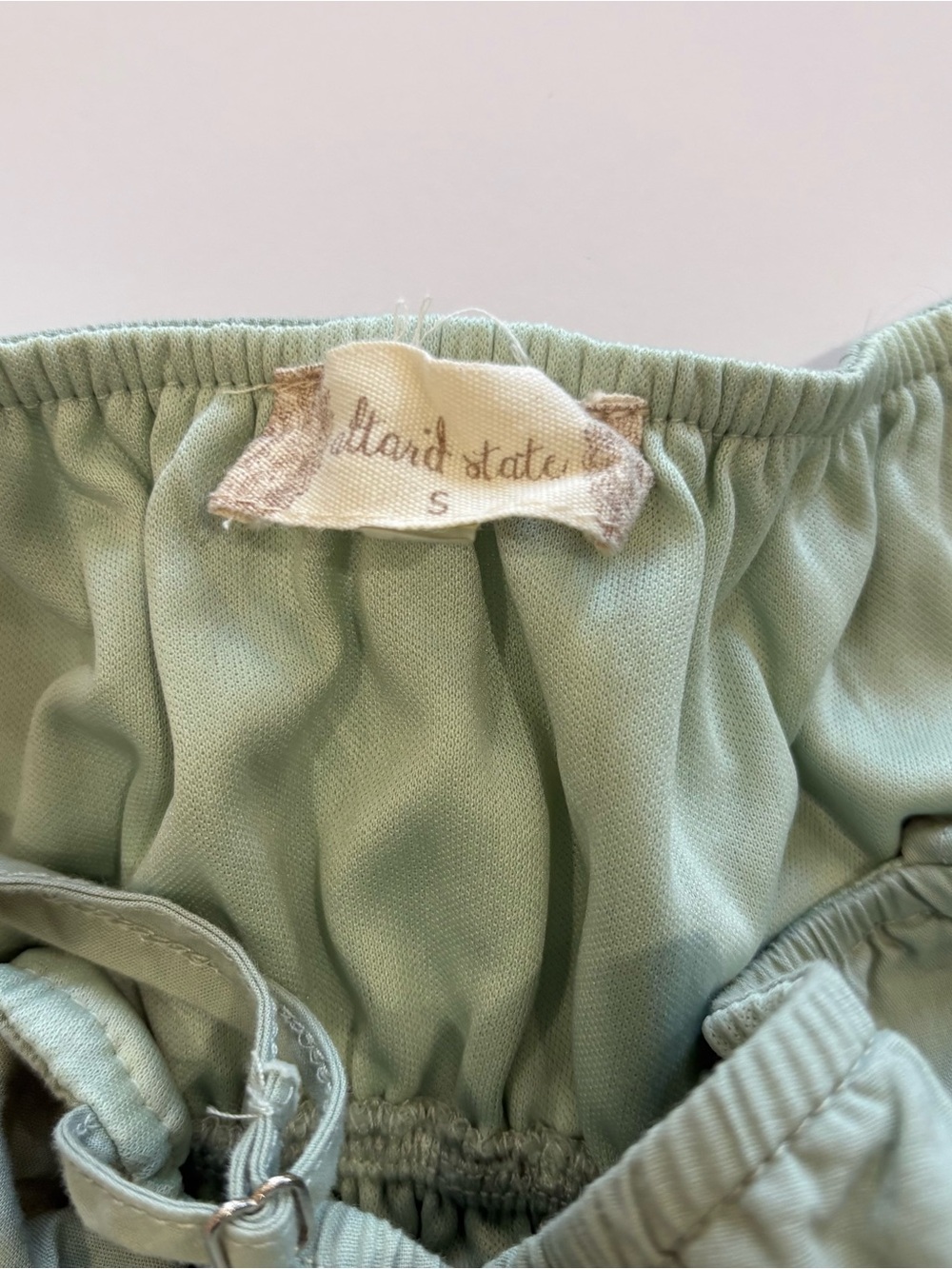 Altar’d State Sage Green Smocked Maxi Dress Size Small Boho Cottagecore - Picture 3 of 8